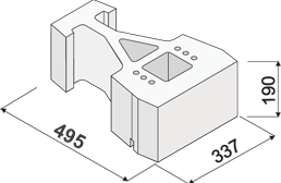 GEOSTONE - FLAT - 3/4 povrch hladký