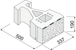 GEOSTONE - FLAT 3/4 povrch štiepaný