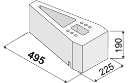 GEOSTONE FLAT - 1/2 povrch hladký