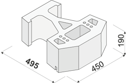 GEOSTONE - BENT povrch hladký