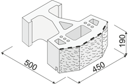 GEOSTONE - BENT povrch štiepaný