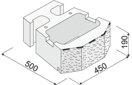 GEOSTONE - POT povrch štiepaný