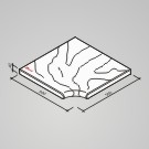 BAZÉNOVÝ LEM - PROFIL B R I D L I C A ROH vnútorný