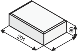 UNIHOLAND 80 mm zámková dlažba