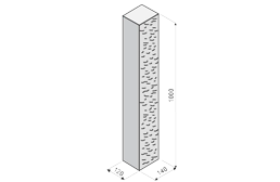 KB Palisáda B 140-1000 Štiepaná